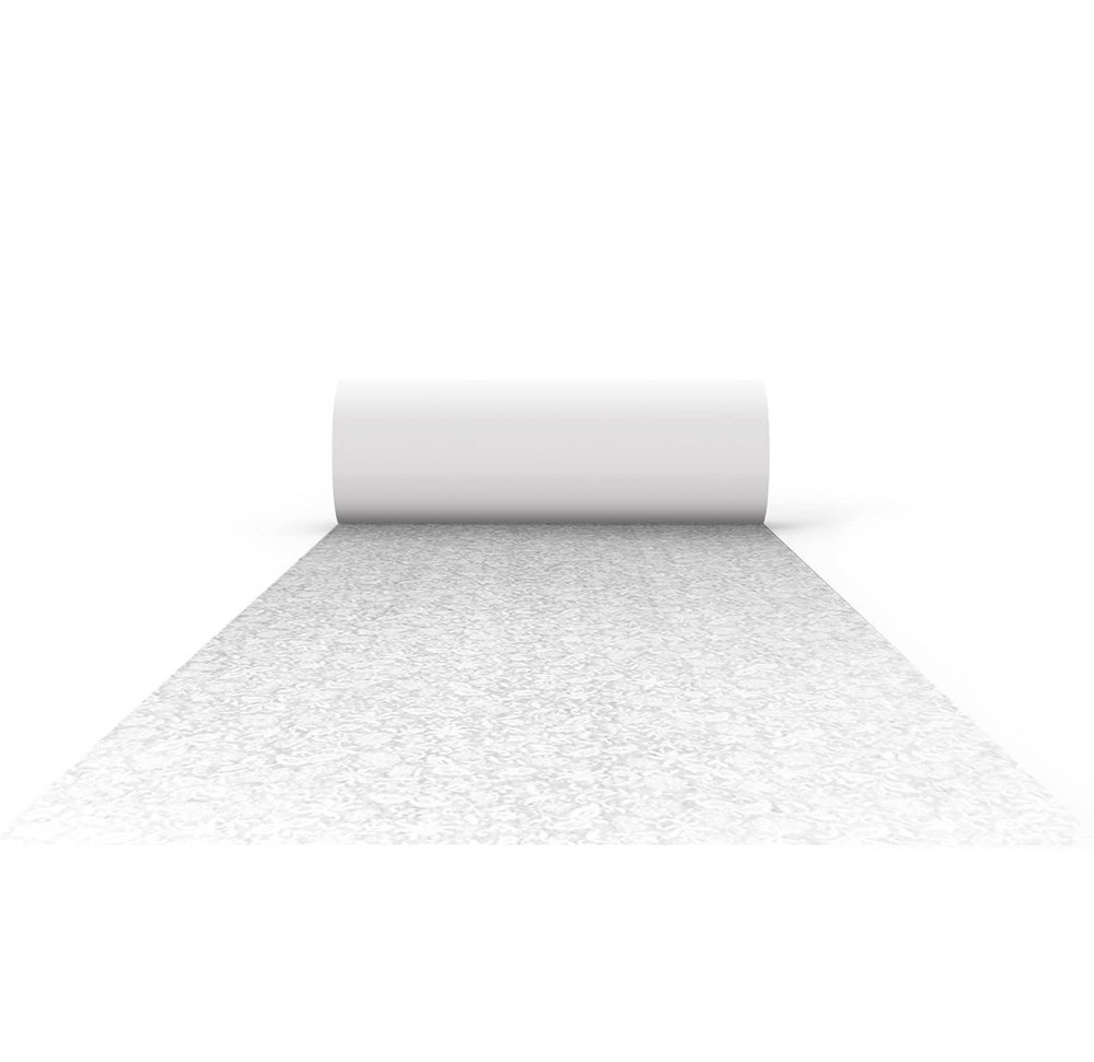 WHITE FLORAL Lace AISLE RUNNER 50′ ft x 3′ ft Wedding Ceremony Party Decorations