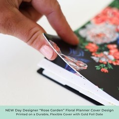 Day Designer 2025-2026 Weekly and Monthly 8.5″ x 11″ Rose Garden- 2025/2026