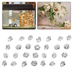 Decorative Glass Pebbles Stone Beads Vase Nugget Wedding Home Ornament New Uk
