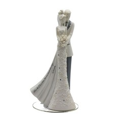 Love Count the Ways Dancing Couple Wedding Cake Topper