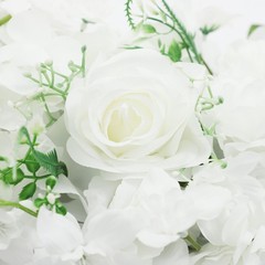 6*Artificial Flower Wall Panel Floral Wall Backdrop Wedding Venue Decor 50*20cm