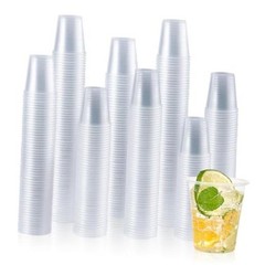 2000 Pack 5 OZ Clear Small Dessert Plastic Cups, 5 5oz-2000pack-clear-cups