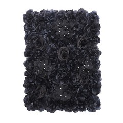 12Pcs Flowers Wall Panels Artificial Backdrop Hydrangeas, Dahlias, Roses Panels