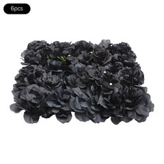 6Pcs Artificial Flower Wall Panels Backdrop Bouquet Wedding Party Background