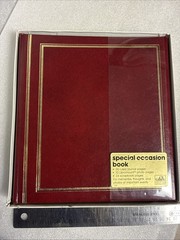 Vintage CR Gibson Special Occasion Photo Album Journal Scrapbook Heritage w/ BOX