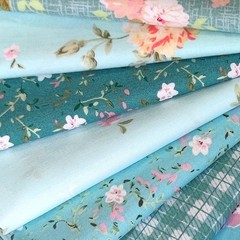 Cotton Fabric Bundle Fat Quarters 18″x22″ Pre-Cut Quilting Sewing Patchwork 8pcs