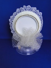 New Elegant Handmade 50TH Wedding Anniversary Caketopper, #46