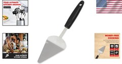 Durable 11.5-Inch Pie Server: Stylish Stainless Steel & Dishwasher Safe