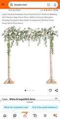 Lings Moments Backdrop Floral Garland 6.5 Ft Artificial Swag