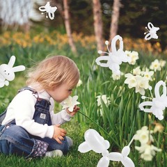 100Pcs 260 Balloons White Long Balloons for Balloon Garland Thickening Skinny La