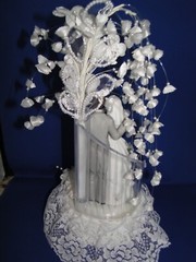 New Wilton Designer Series Glorious Wedding Cake Top Grey Coat # 118-425