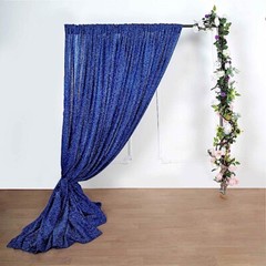 Metallic Royal Blue BACKDROP 20×10 ft Spandex Wedding Decorations WHOLESALE