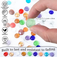 Colorful Glass Gems Weddings Party Decorations Crafting Vase Fillers Non-Toxic
