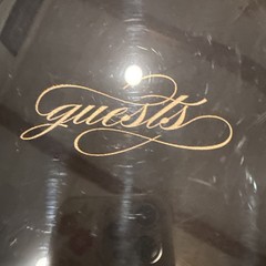 Celebrate Wedding Guest Book 9.5”x7”Gold Foil Hardcover Sign-in Album W/Gold Pen