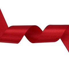 Satin Ribbon 50 Yards Solid Fabric Ribbons Roll for Wedding 1-1/2 inch Wine red