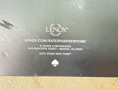 Kate Spade Lenox Grace Avenue Bows One Piece Dessert CAKE SERVER-New Still Wrap