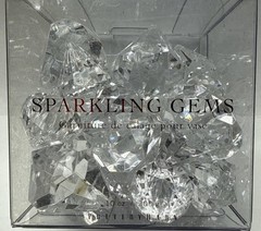Pottery Barn Sparkling Gems Diamond Ornaments Vase Filler Decor Holiday Wedding