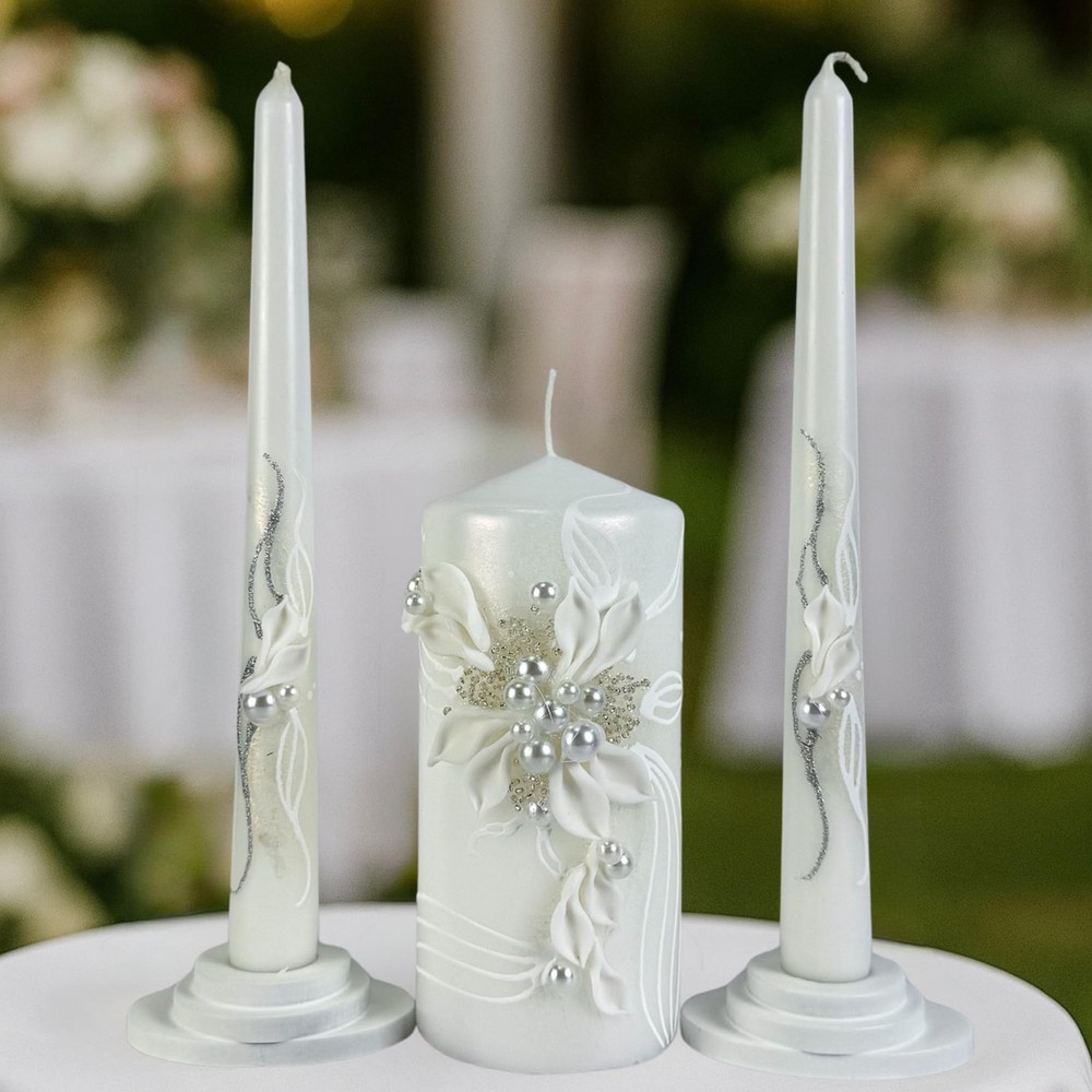 Magik Life Unity Candle Set – 6 Two 10 Taper Burning Unity For Marriage In Usa