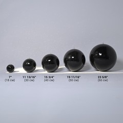 Yescom 8PCS Disco Ball 7″/12″/16″/20″/24″ for 70s 80s Party Events Wedding Black