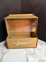 Wedding Or Birthday card Collection box With Hinged Lid & Space For Flowers