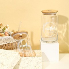 Layhit 2 Pcs Bridesmaid Gifts Proposal 16 oz/ 500 ml, Clear