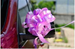 2 PC LARGE SATIN PULL BOW 4″ x 3.5″ party wedding big gift drawstring Holiday