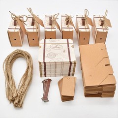 Travel Case Candy Boxes Kraft Paper Gift Boxes Wedding Birthday Party Christmas
