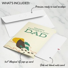Lovepop Father’s Day Pop-Up Card for Him – 3D Greeting Cards for Dad, Husband…