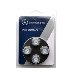 Valve Stem Caps – Blue Laurel Wreath, Universal Fit for Cars & Trucks, Durable D