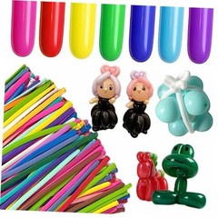 200 PCS Latex Twisting Balloons 260Q Magic Balloons Assorted Color Long