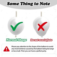 Pearl White Linking Balloons,100pcs 6 Inch Quick Link 6 inch,