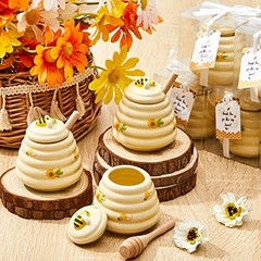 Pcs Baby Shower Prize for Winners Honey Party Favors 3 oz Ceramic Honey Jars 1