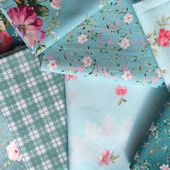 Cotton Fabric Bundle Fat Quarters 18″x22″ Pre-Cut Quilting Sewing Patchwork 8pcs