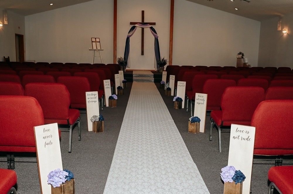 wedding aisle decorations and Pillow/ Flower Girl Basket