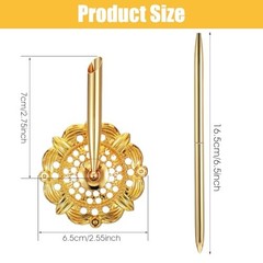 2PCS Wedding Pens – Metal Writing Ballpoint Pen with Wedding Signing