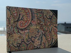 Liberty of London / England NEW Hand Made Guest Sign in Book Paisley & Leather
