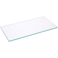 Plymor 3″ x 6″ Rectangle, 3mm Thick Non-Beveled Clear Glass