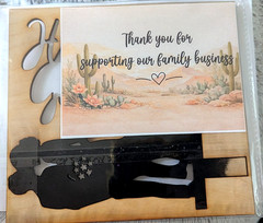 Custom Made Wedding Cake Topper Silhouette w/ Chihuahua ~ 1/8″ thk food safe NIB