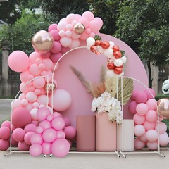 Wedding Arch Backdrop Stand Set Outdoor Floor Standing Background Decoration