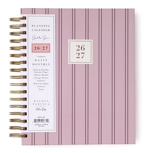 Rachel Parcell 2026-2027 Daily and Monthly Academic 7″ x 9″ Laine- 2026/2027