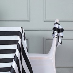 200 pcs Satin Stripe Chair Sashes Wedding Dinner Event Decorations Supplies