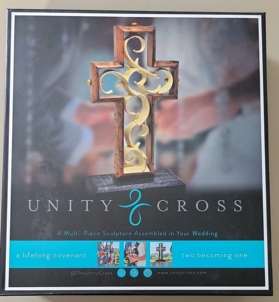 The Unity Cross Brown Rustic Wood Wedding Cross Christian Catholic Jesus God