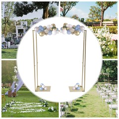 3.9ft Tall* 3.3ft Square Metal Wedding Garden Arch Flower Stand Venue Decoration
