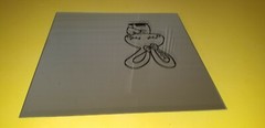 12″ Square Silk Screen Mirror Candle Plate Set of 10(5)