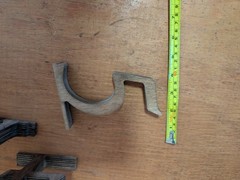 Solid Wood Table Numbers 1-15 Freestanding Party /Wedding Event Table Markers 5″
