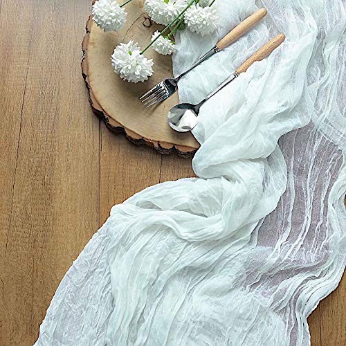 BalsaCircle 10 feet White Cotton Cheesecloth Gauze Extra Long 120-Inch,