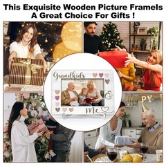 ONDTOM Grandkids Grandchildren Picture Frame, Grandparents Day Birthday Gifts…