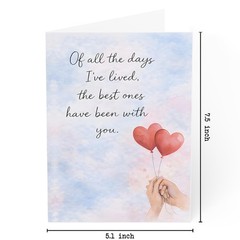 Father’s Day Card for Husband from Wife, Romantic Fathers Day Card for Hus