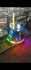 Large 3 Layers Cake Stand with LED App Screen Turntable Display for Birthday