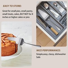 9.05 inch Small Pie Server Cake Pizza Server Stainless Steel SUS304 Spatula